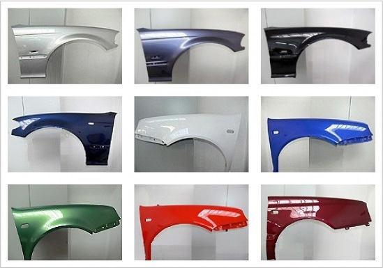 Kotflugel Mercedes C Klasse W204 Aluminium Vorn Links Neu Lackiert Alle Farben